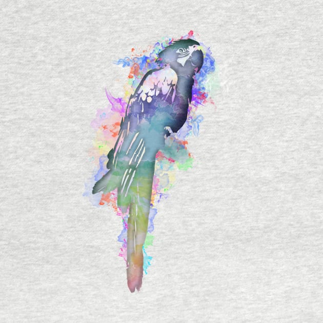 parrot watercolor by Enidrea